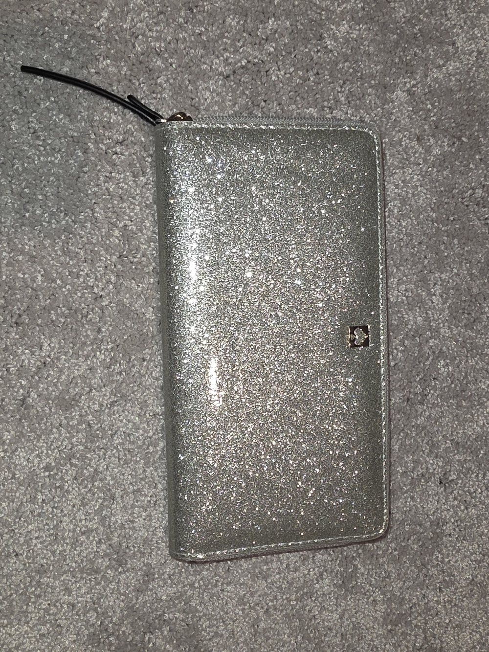 kate spade Silver Glitter Wallet Phone Case
